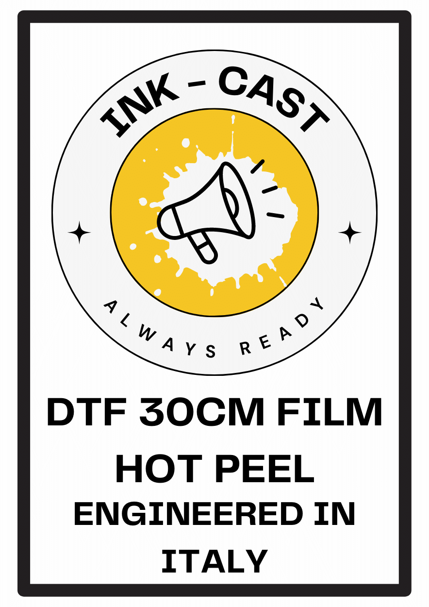 InkCast DTF Transfer Film - Direct to Film - Hot Peel