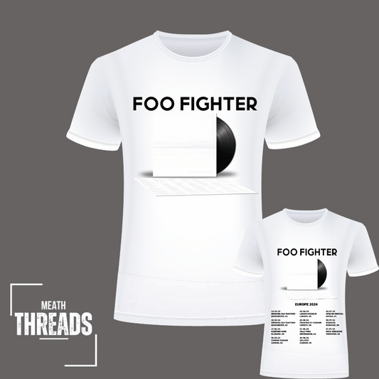 Foo Fighters European Tour 2024 - T-shirt - White
