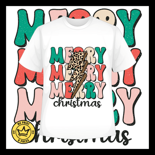 Leopard Christmas - DTF Transfer