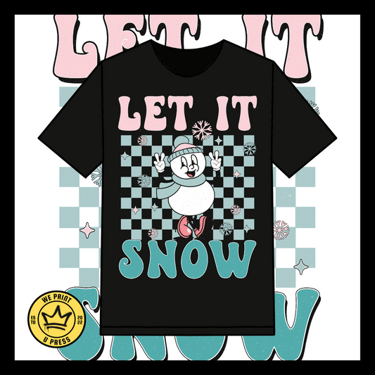 Let It Snow Christmas - DTF Transfer