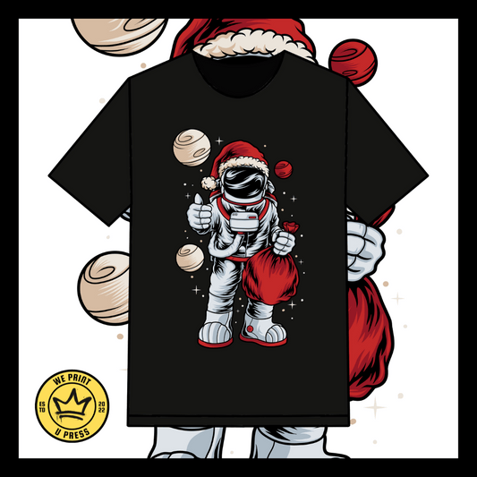 Santa Spaceman Christmas - DTF Transfer