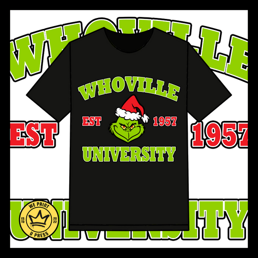 Whoville Uni Grinch - DTF Transfer