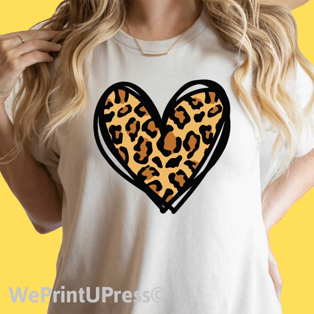 Leopard Heart - DTF Transfer