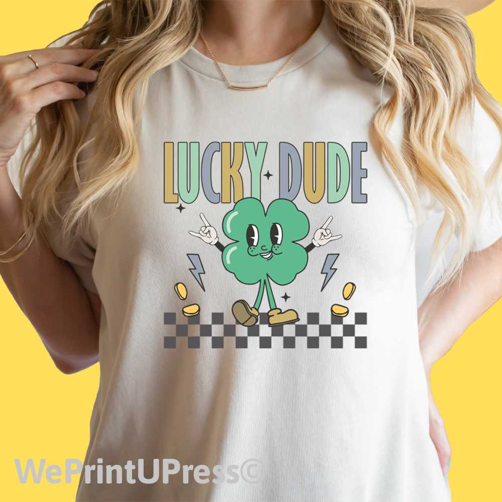 Lucky Dude - DTF Transfer